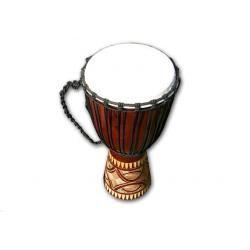 Africký buben Djembe, 60 cm - ručně řezaný