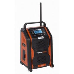 Bezdrátové rádio Powerplus 20 V/220 V, bez baterie