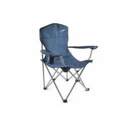 Skládací kempingová židle DIVERO XL - modrá