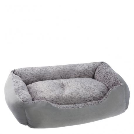 Petstuff Pelíšek pro psa, velikost XL, 90 x 65 x 22cm, šedý