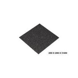 Ochranná podložka Buzon, 200 x 200 x 3 mm, plast, černá
