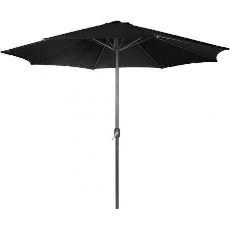 MIADOMODO Slunečník s kličkou 250 cm, černý