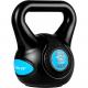 MOVIT Kettlebell činka - 3 kg, černá/sv. modrá