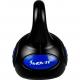 MOVIT Kettlebell činka - 12 kg, černá/tmavě modrá