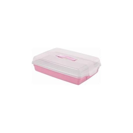 CURVER Přenosný box piknikový 45 x 11 x 30 cm, plast, růžový