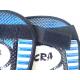 Fotbalové chrániče holení, velikost M, 21 x 15,5 cm, modré