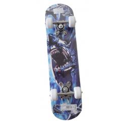 Skateboard dětský s ALU podvozkem, 60 x 15 cm, modrý