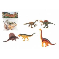 Dinosaurus plast 16 až 18 cm 5 ks v sáčku