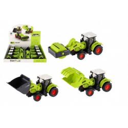 Traktor na setrvačník 16 cm, plast, od 3 let