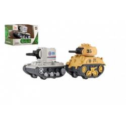 Tank 7 cm, na zpětné natažení, plast, 11 x 7 x 6,5 cm