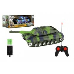 Tank 25 cm, na baterie, se zvukem a světlem, 2 barvy