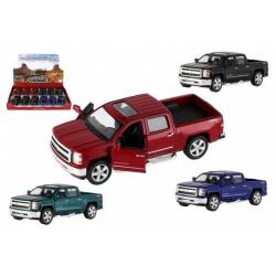 Auto Kinsmart Chevrolet 2014 Silverado 13 cm, kov/plast
