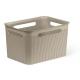 Úložný box BRISEN 16 L, plast, cappuccino