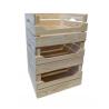 Set dřevěných boxů TRIO, 30 x 13 x 40 cm