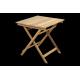 Bistro dřevěný set FILAX, akácie, 1 stůl + 2 skládací židle