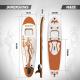 PHYSIONICS Paddleboard s příslušenstvím 320 x 80 cm, bronz