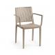 Zahradní křeslo BARS ARMCHAIR - taupe