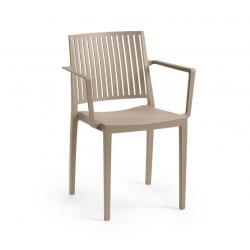 Zahradní křeslo BARS ARMCHAIR - taupe