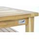 Zahradní set lavic a stolu DIVERO - neošetřené týkové dřevo - 150 cm