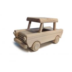 Dřevěné auto Trabant, 24 x 9 x 11 cm