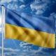FLAGMASTER Vlajkový stožár vč. vlajky Ukrajina, 650 cm