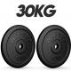 PHYSIONICS Zátěžové kotouče 2 x 15 kg, 31 mm, litina