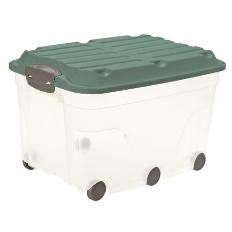 Úložný box s víkem ROLLER 57 L, 59,5 x 40 x 37 cm, plast