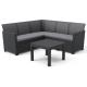 CLAIRE 5 SEAT CORNER set, grafit