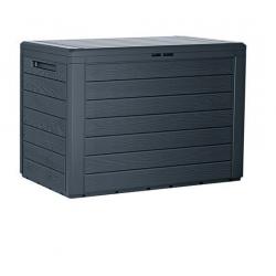 Prosperplast Zahradní box woodebox, antracit, 190L