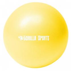 Gorilla Sports mini míč na pilates, 23 cm, žlutý