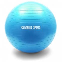Gorilla Sports gymnastický míč. 65 cm, modrý
