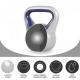 Gorilla Sports Kettlebell činka, vinylová, modrá, 12 kg