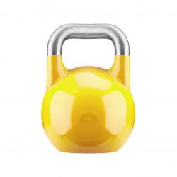 Gorilla Sports Soutěžní kettlebell, žlutý, 16 kg