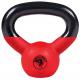 Gorilla Sports kettlebell činka, pogumovaný povrch, 4 kg