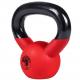 Gorilla Sports kettlebell činka, pogumovaný povrch, 4 kg