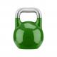 Gorilla Sports Soutěžní kettlebell, zelený, 24 kg