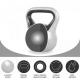 Gorilla Sports Kettlebell činka, vinylová, černá, 20 kg