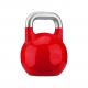 Gorilla Sports Soutěžní kettlebell, červený, 32 kg