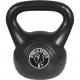 Gorilla Sports Kettlebell činka, plast, černá, 6 kg