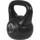 Gorilla Sports Kettlebell činka, plast, černá, 6 kg
