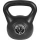 Gorilla Sports Kettlebell činka, plast, černá, 4 kg