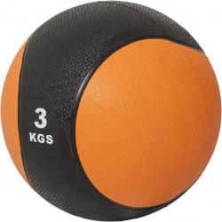 Gorilla Sports Medicinbal, oranžový/černý, 3 kg