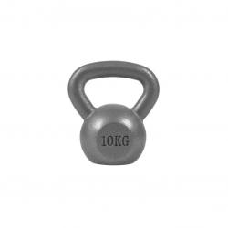 Gorilla Sports kettlebell činka, litinová, šedá, 10 kg