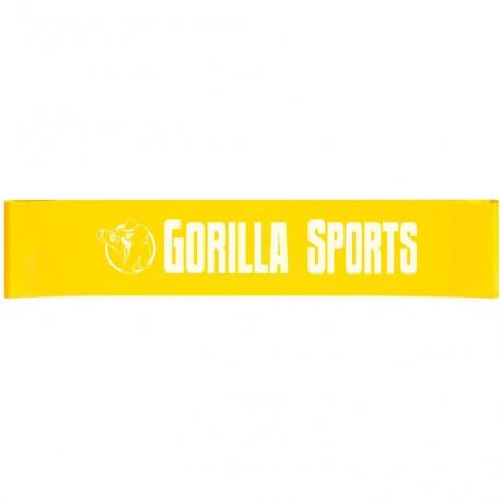 Gorilla Sports Fitness guma 20 lb, žlutá