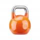 Gorilla Sports Soutěžní kettlebell, oranžový, 28 kg