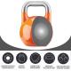 Gorilla Sports Soutěžní kettlebell, oranžový, 28 kg