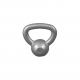 Gorilla Sports Kettlebell činka, litinová, šedá, 4 kg