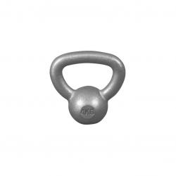 Gorilla Sports Kettlebell činka, litinová, šedá, 4 kg