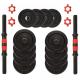 Gorilla Sports Sada jednoručních činek z litiny, 25 kg, 25mm