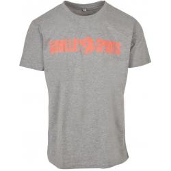 Gorilla Sports Sportovní tričko, šedo/oranžová, 2XL